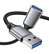 KAYQINHO 3.3FT USB 3.0 Extension Cable, USB Type A Male to Female Extender Cord Nylon Braided Hig...