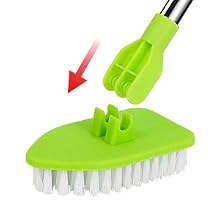 shower cleaning brush with long handle
