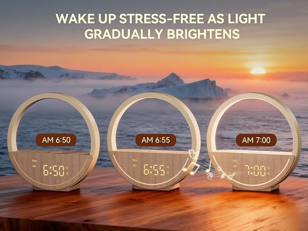 10mins sunrise wake up light