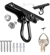 ZoeZure Heavy Punching Bag Hanger | Wall/Ceiling Mount Hook with 180° / 360° Rotation | Wood Beam...