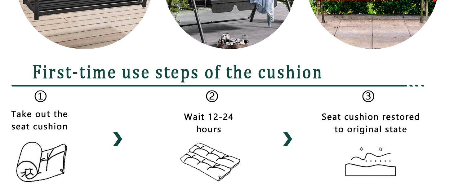 porch swing cushion 60 waterproof