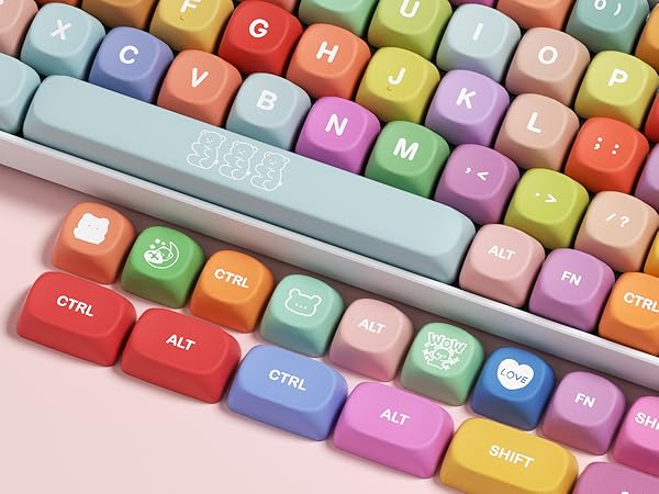 rainbow keycaps