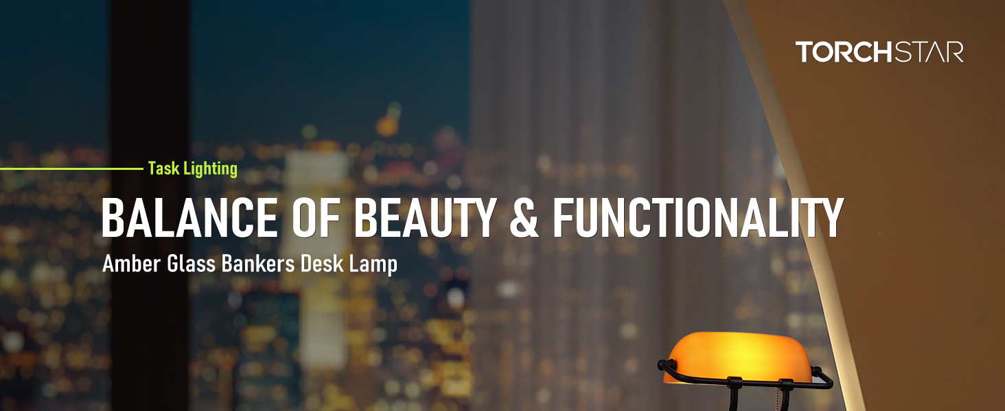 TORCHSTAR Bankers Desk Lamp