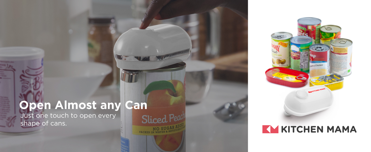 Open any can kitchen mama opener mounted electric can opener can opener smooth edge can opener