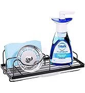 Consumest Kitchen Sink Caddy with M-Shaped Sponge Rack, 304 Stainless Steel Kitchen Sink Organize...