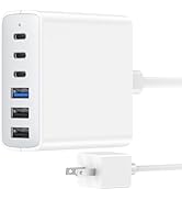 USB C Fast Charger Block, 100W 6 Port USB C Charging Station, Type C Wall Charger Multiport Hub, ...
