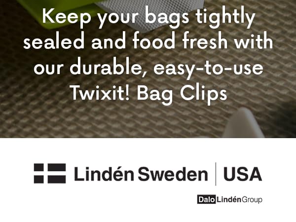 linden sweden twixit bag clips kitchen tool for sealing made in sweden food safe plastic material