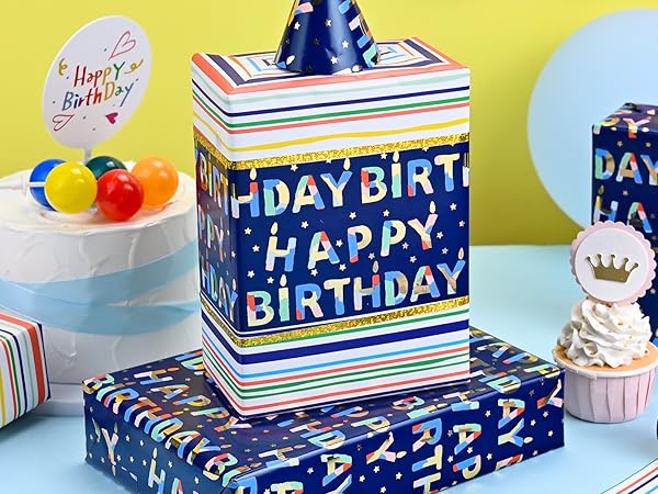birthday wrapping paper wedding party holiday