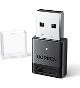 UGREEN USB Bluetooth Adapter for PC Bluetooth 5.4 Dongle Receiver EDR & BLE, Plug & Play Supports...
