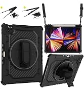 Junfire Armor Case for iPad Air 5th/4th Gen 10.9 inch 2022/2020, iPad Pro 11 Protective Shockproo...