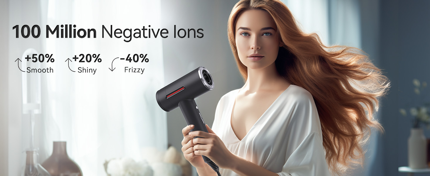 negative ions hair dryer