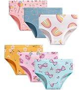 Tphon Little Girls Underwear Toddler Underwear Girls Panties Big Kids Undies Soft 100% Cotton