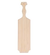 unfinished wooden paddle
