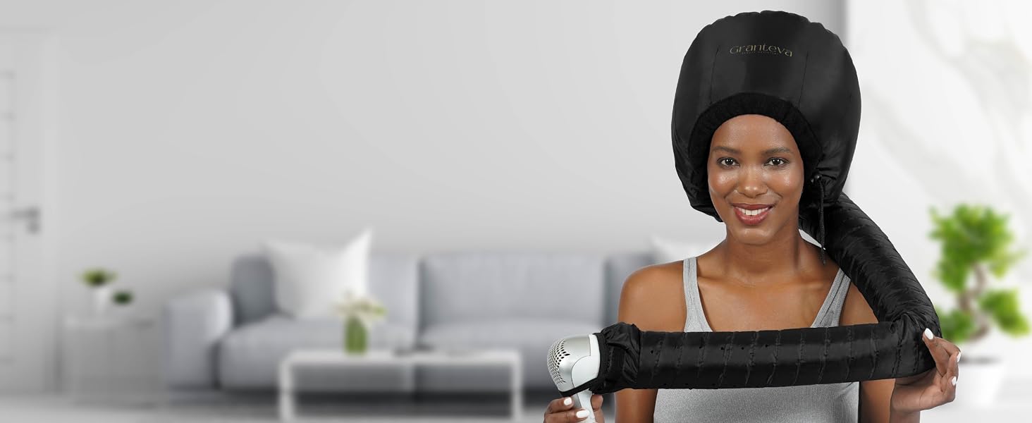 portable hair dryer with hood