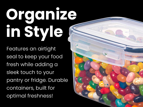 Oizeir kitchen and pantry organization containers 24pk