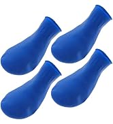 UKCOCO Rubber Dog Boots, Rain Shoes Non-Slip Snow Dog Paw Booties Outdoor Footwear Breathable Wal...