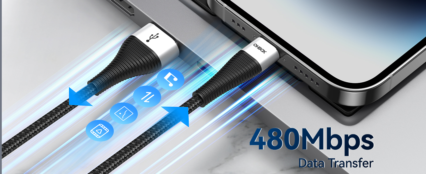 USB A to USB C Cable