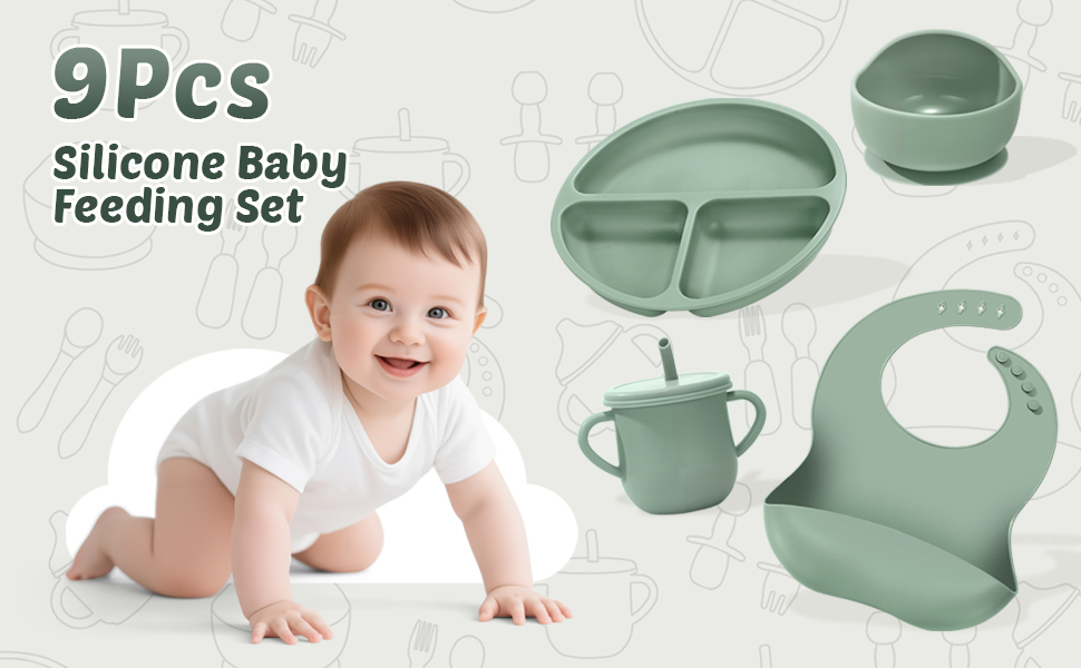 Silicone Baby Feeding Set