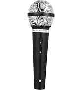 NUOBESTY Kids Microphone Pretend Microphone Toy Plastic Microphone Fake Microphone Prop for Birth...