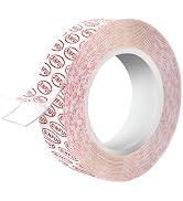 Sinfuo Heavy Duty Double Sided Tape, Nano Double Sided Adhesive Tape(22Ft), Removable Damage Clea...