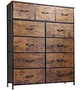 WLIVE 11-Drawer Dresser, Fabric Storage Tower for Bedroom, Hallway, Nursery, Closets, Tall Chest ...