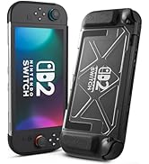 RHOTALL [Heavy Duty Dockable Case for Nintendo Switch 2 2025, Hard PC Protective Shell Cover Acce...