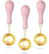 YOLAKIS Electric Wax Seal Warmer Spoon 3pcs Wax Seal Spoon Pink Sealing Wax Melting Spoon for Wax...