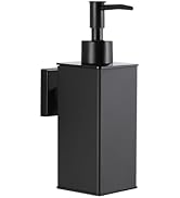 BGL Matte Black Soap Dispenser Wall Mounted for Bathroom