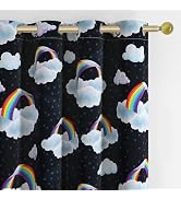 XiDi Navy Blue Kids Blackout Curtains for Boys Bedroom 2 Panels Set 84 Inches Long Thermal Insula...