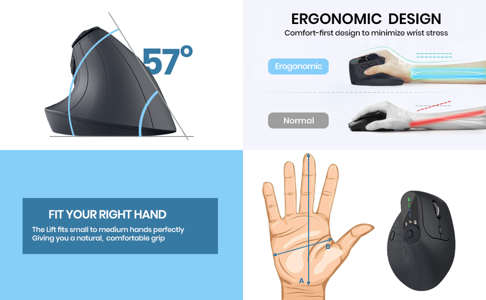 Vertical Ergonomic Mouse