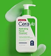 CeraVe Hydrating Facial Cleanser, Moisturizing Face Wash For Dry Skin, Hyaluronic Acid + Ceramide...