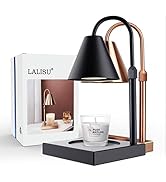 LALISU Candle Warmer Lamp, Stepless Dimming Candle Warmer Lamp with Timer & Dimmer Height Adjusta...