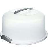 JOEY'Z EXTRA LARGE Cake Carrier/Storage Container With Server Holds up to 12 inch 3-layer cake, W...
