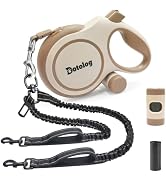 Dotolog Retractable Dog Leash, 26ft Retractable Lead with Bungee Leads for 2 Dogs, Double Leash w...