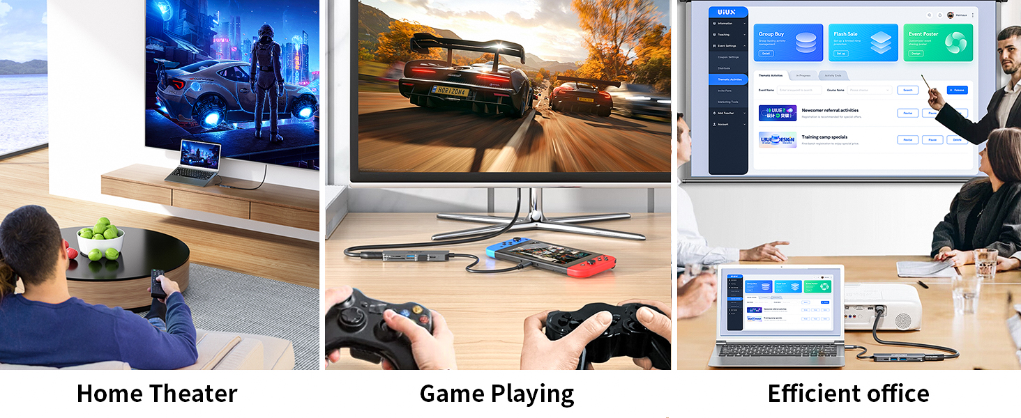 USB Type C Hub Docking Station