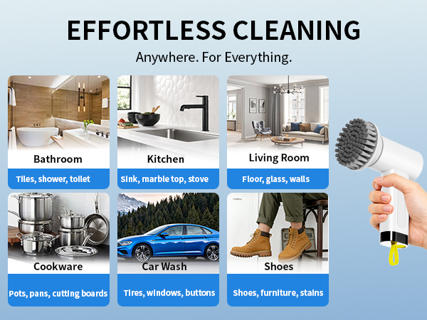 cordless scrubber for cleaning