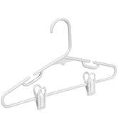 Honey-Can-Do Kids Clothes Hanger, Baby Clothes Hangers with Clips, Removable Clips are Designed t...
