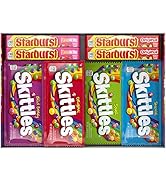 SKITTLES & STARBURST Assorted Candy Variety Pack for Holidays, Gifts, Parties, Candy Assortment, ...