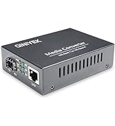 10G Ethernet Media Converter, 1x 100M/1G/2.5G/5G/10GBase-T RJ45 to 1x 10GBase-X SFP+ Slot,10Gigab...