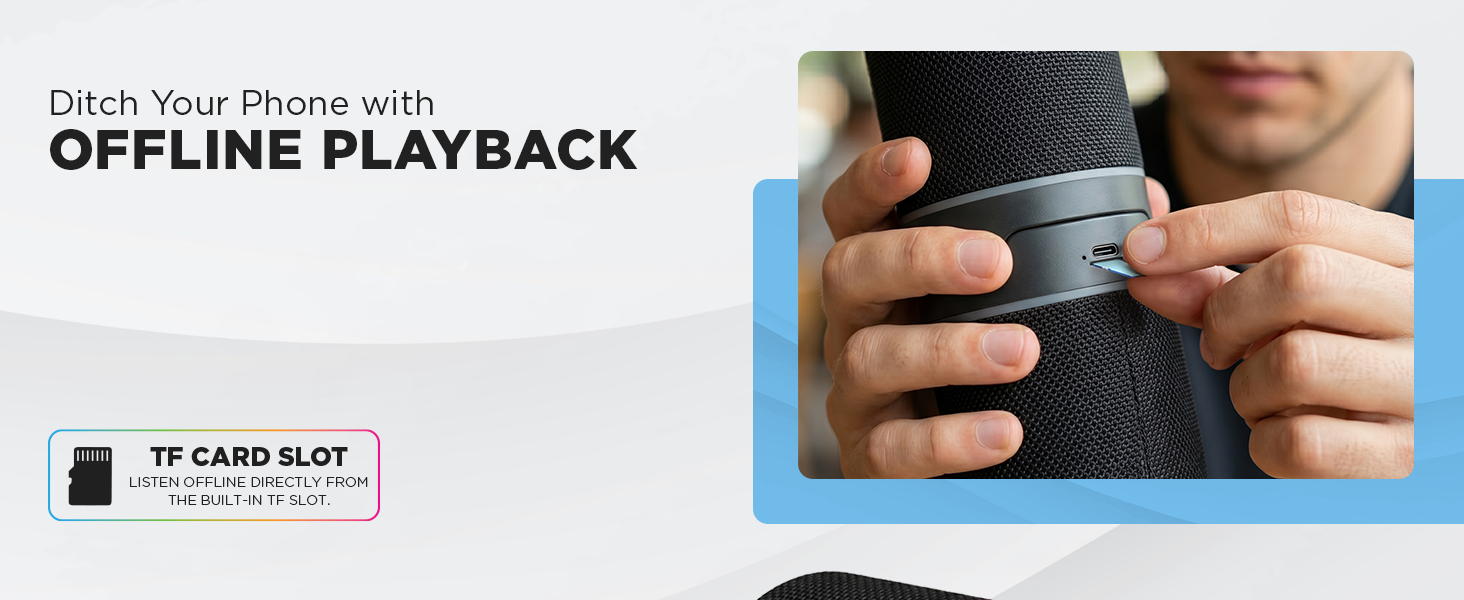 Ditch your phone with offline playback.