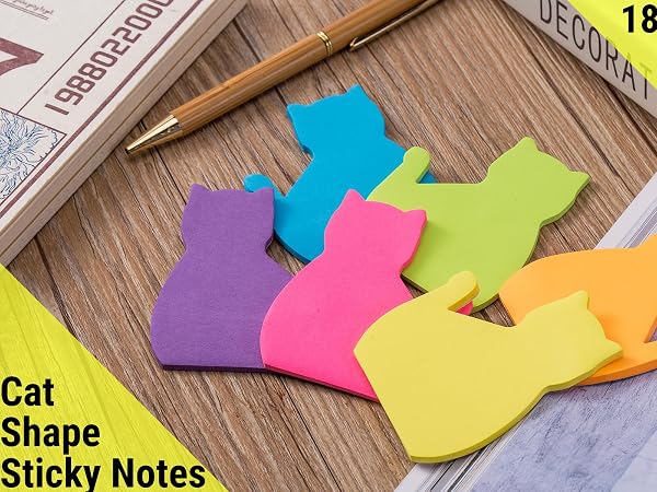 cute cat sticky notes