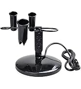 Tabletop Blow Dryer Hair Iron Holder Salon Appliance Stand with 3 Outlets