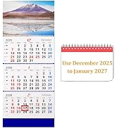 Whiidoom 2026 Wall Calendar Monthly Calendar 3-Month Large Wall Calendar Thick Paper 2025-2027 Ca...