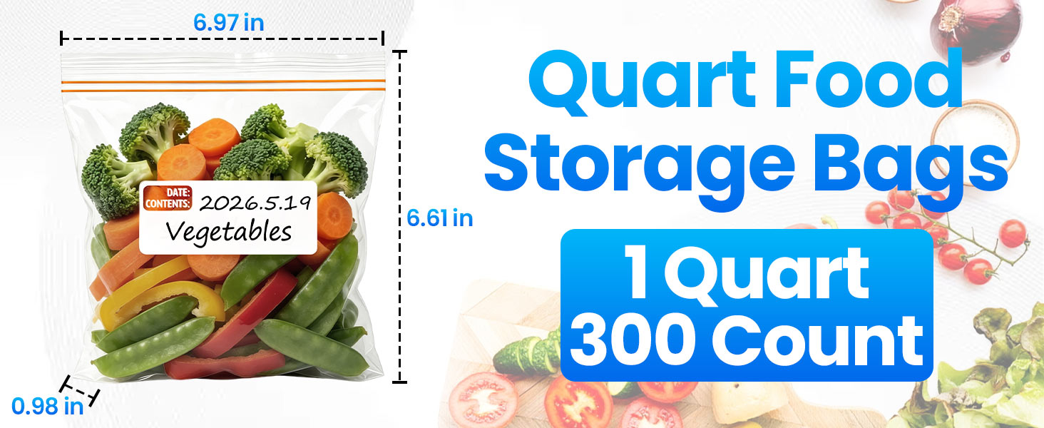 Quart Freezer Bags