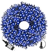 XTF2015 105ft 300 LED Christmas String Lights, End-to-End Plug 8 Modes Christmas Lights - UL Cert...