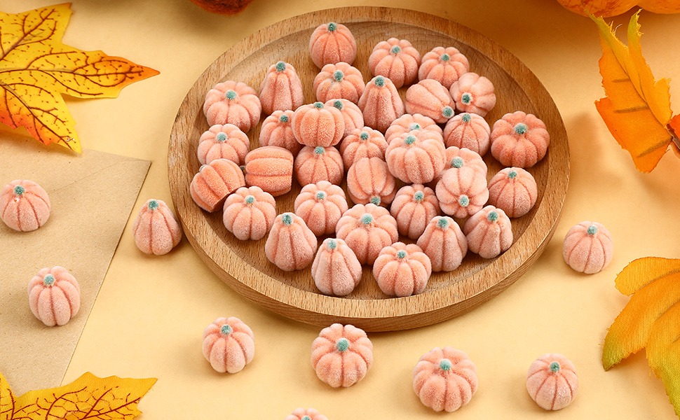 DTOFOOT Mini Artificial Pumpkins