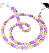 Jelanry 3.3FT USB-C to USB-C Cable Cute Star Beaded Cord, 60W PD Charging & Data Sync, Type C Cha...