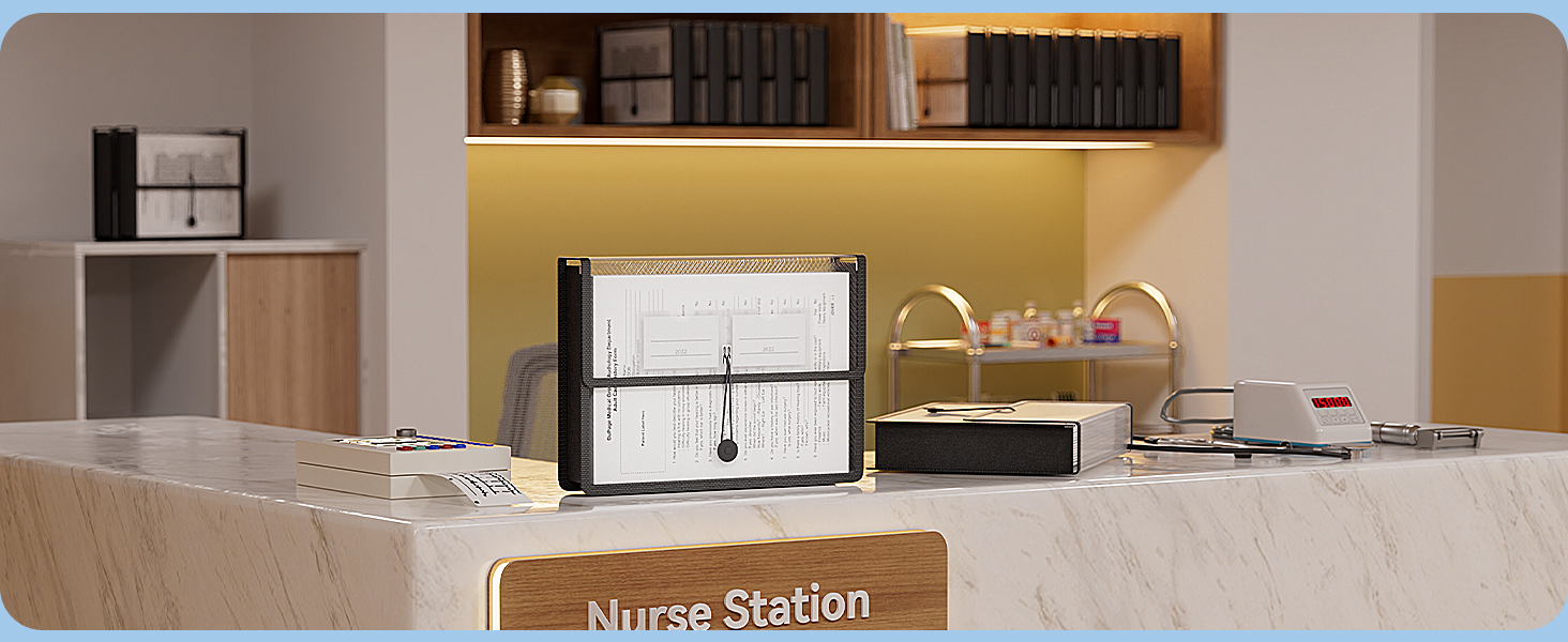 ThinkTex Plastic Expanding File Folder