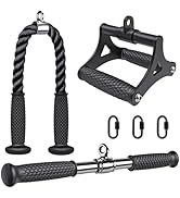 Kipika Tricep Pull Down Attachment, Cable Machine Accessories for Home Gym, Cable Machine Attachm...