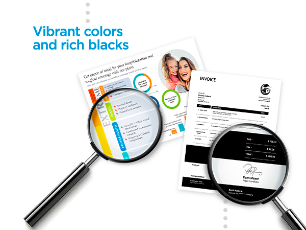 original hp toner print vibrant color recycled cartridges high air quality secure printing
